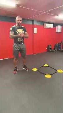 Travail de déplacement boxe (carré brûlant)