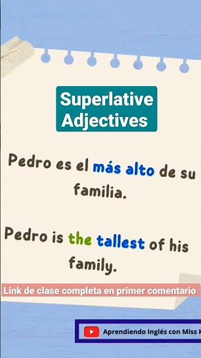 How to Use Superlative Adjectives + Examples #grammar #superlative #english
