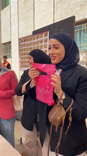 Pink October بس على طريقتنا 💕 IEEE girls spreading love & strength! شكراً جامعة بيرزيت على الحب 💓 | Pinky Pinky