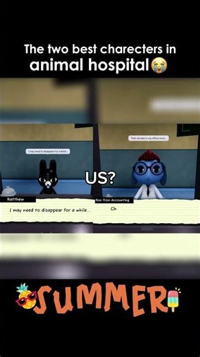 Ratthew and Rons secret dialogue in the new upadte #newstatus #animalhospital #update