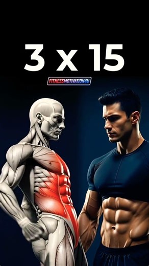 6 Pack Abs Workout at Home | 3x15 Core Routine 🔥 No Equipment