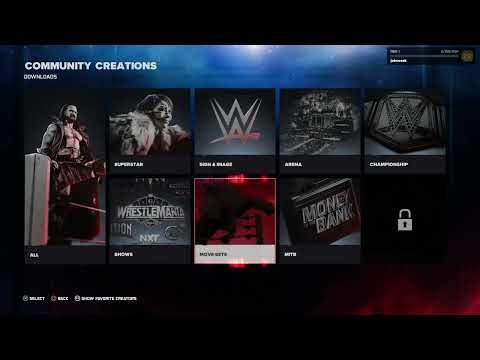 WWE 2K26 How to Download custom Move Sets