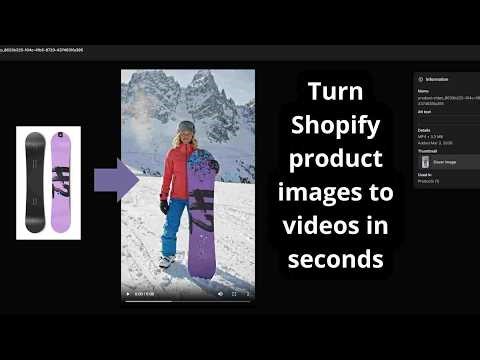 Create Shopify Product Videos with AI in 60 Seconds | Reeporter AI Demo