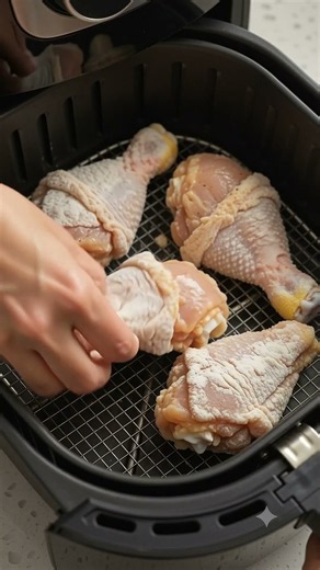 Air Fryer Fried Chicken 🍗🔥 #AirFryerChicken #FriedChicken #EasyDinner