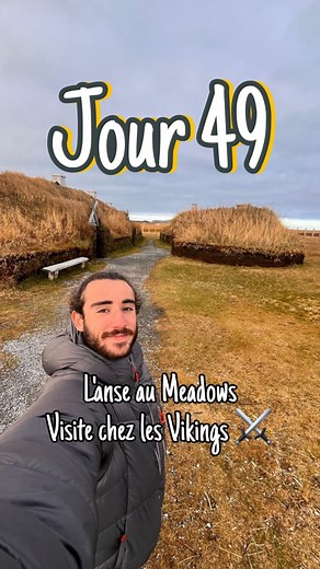 Jour 49 : direction L’anse aux Medows pour aller voir les ruines du passage des vikings sur l’ile de terre neuve en l’an 1 000 après J.C ⚔️ On en profitera aussi pour se rendre au bout de la viking trail dans le village de St Anthony, situé à l’extrême nord de la péninsule en face de l’Océan Atlantique 🌊Une journée de repos bien chargé donc car tant qu’à avoir pédalé jusque ici autant faire le touriste et visiter les lieux 🤷‍♂️ #newfoundland #outdoors #voyageavelo #bikepacking #viking | Petit 