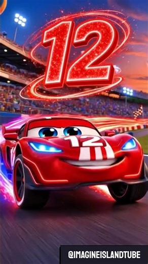 NUMBER SONG 🏁🚗 Super Car Race! Learn Numbers 9–12 for Kids & Toddlers #supercars #numbers #kids