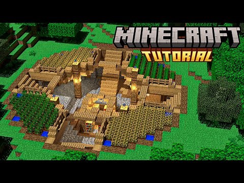 Minecraft: Starter Hole Base | Survival Build Tutorial
