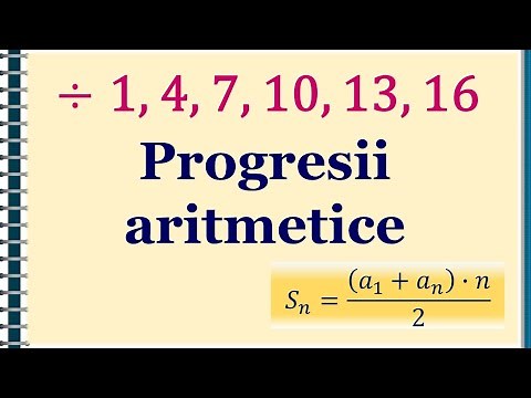 IX. Progresii aritmetice (1) - proprietati, formule | Matera.ro