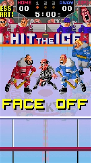 Hit The Ice 1990 - Arcade Hockey Game
