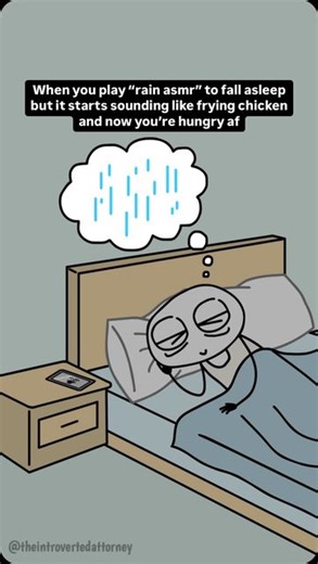The Introverted Attorney on Instagram: "🍗🍗🍗 #asmrsounds #sleepproblems #hungryaf #asmrsleep #cantsleep"