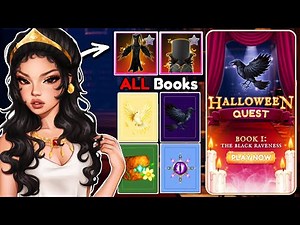 How To Complete NEW HALLOWEEN QUEST! ALL ITEMS, RAVENS, & BOOK LOCATIONS In Dress To Impress!