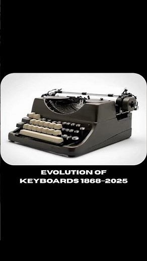 Evolution of Keyboards 1868–2025 in 8s | Timelapse Morph #asmr #mouse #mousemurah #cleaneating