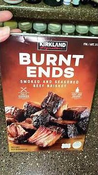 Kirkland Signature Smoked and Seasoned Beef Brisket Burnt Ends review/taste test