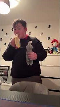 Doing the banana sprite challenge with a Tesco lemon lime! #banana #sprite #challenge #fyp #shorts