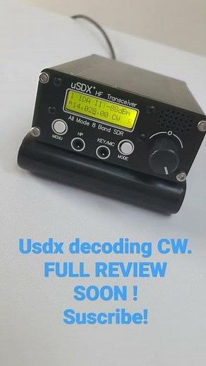 uSDX+ V2 decoding CW !