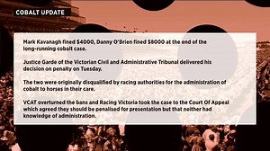 2.3K views · 20 reactions | BREAKING: Danny O'Brien and Mark Kavanagh have escaped any form of suspension or disqualification in relation to the cobalt saga. Shane Anderson explains. #AfterTheLast | Racing.com | Facebook
