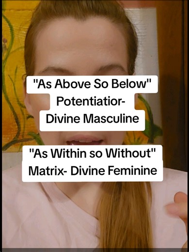Spiritual density Potentiates into Physical Matrix to create Physical Experience and Catalysts, then impressions from Matrix(Divine Feminine) generate Spiritual Esse (mental energy) and emotion to penetrate and infuse the Potentiator(Divine Masculine). #metaphysics #metaphysical #acolyte