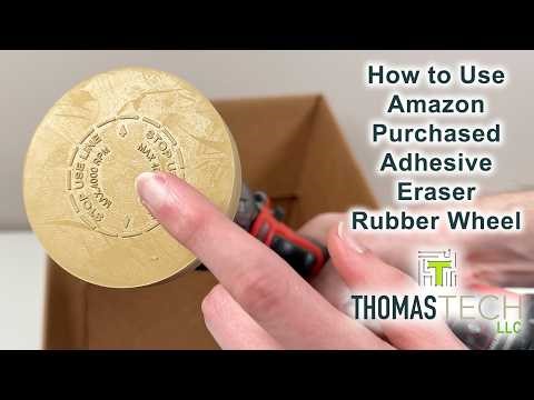 Adhesive Eraser Rubber Wheel Guide: Remove Vinyl & Stickers Like a Pro!