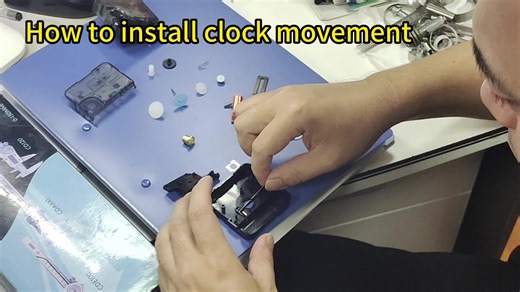 2023 how to install clock movement and replace with automatic assembly line #auto #automatic #machine #clock #fy
