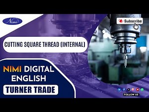 Cutting square thread ( internal ) | NIMI | DIGITAL | ENGLISH |
