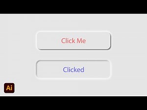 Neumorphic Button Design In Adobe Illustrator cc 2022 | Tutorial