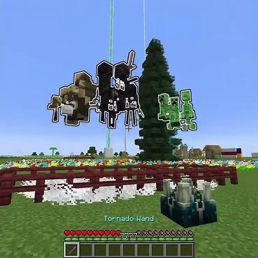 Cursed OP Tornado in Minecraft