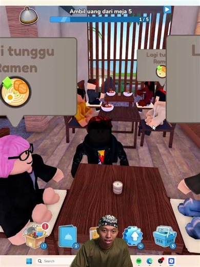 Menjadi Pelayan, Sebelum Menjadi Manager #roblox