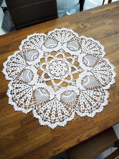 Large Round Cotton Doily, Cottagecore Doily, Sofa Table Decorating Ideas, Ivory Lace Doilies - Etsy