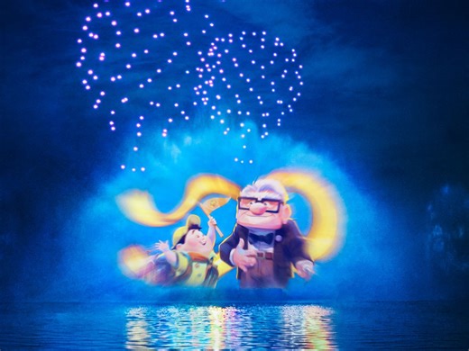 New ‘Disney Cascade of Lights’ Nighttime Show Uses Aquatic Drones