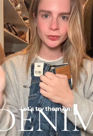 Going forward I will be trying jeans on first thing in the morning iykyk #jeantryon #leviribcage #forthegirls #denimtryon #justagirl