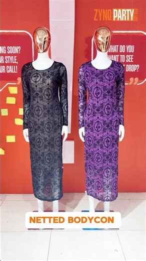 Netted Bodycon Dress