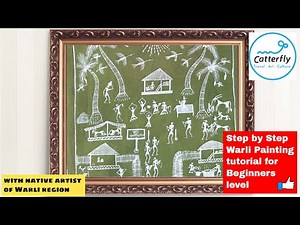 How to make Warli Painting - Beginners Level