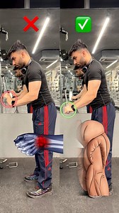 Tricep Pushdown Mistake 🚨❌** Lock in your wrist for MAXIMUM tricep activation! Curling it puts unnecessary strain on your wrist & forearm. Keep it neutral, push strong, and let the triceps do the work! 💪🔥 #FormMatters #TricepsEngaged #biceps #bicepsworkout #WorkoutTips #bodybuilding #tricepworkout | Sidfitfacts