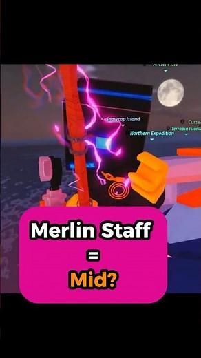 Is the Merlin Staff Rod Worth the 1M price 🤔?? #fisch