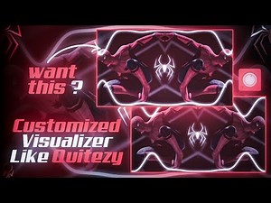 Customized Visualizer Like @quitezyaudios [edit audio] || (template) || Avee Player Tutorial