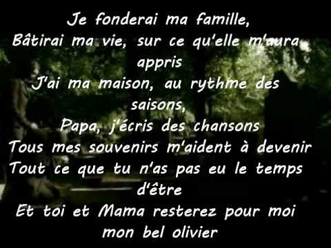 Wallen - L'Olivier - Paroles
