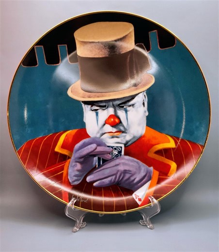 American Heritage “the Shark” Clown Plate – Celebrity Clowns Series – First Edition - Etsy