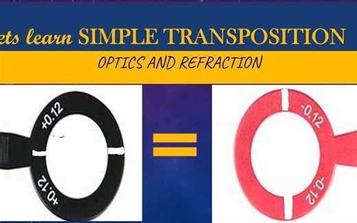 SIMPLE TRANSPOSITION made easy - 球柱镜转换