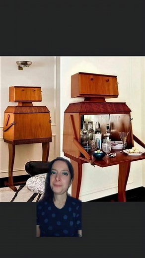 Vintage Italian Mobile Robot Bar for Futuristic Space-Age Design