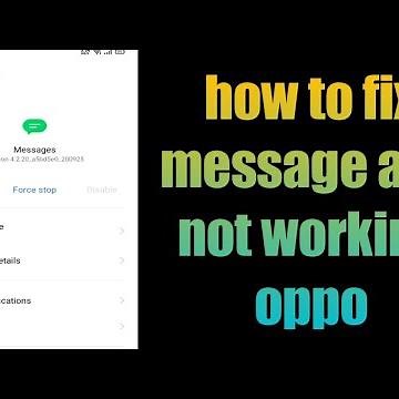 how to fix message app not working oppo | realme | message app not opening