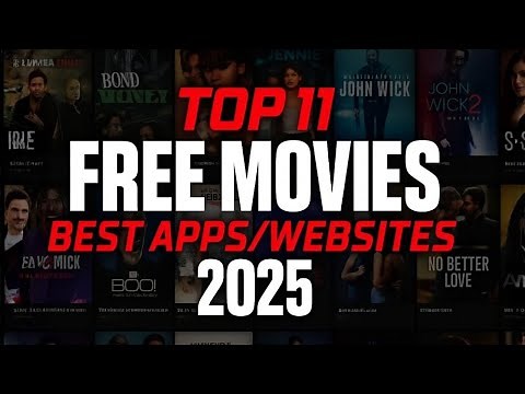 Top 11 Best FREE MOVIE WEBSITES to Watch Online! 2025