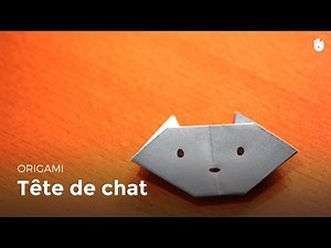 Faire une tête de chat en papier | Origami