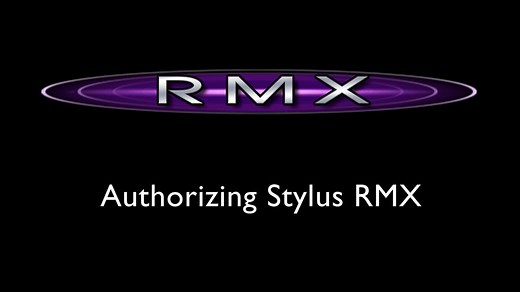 Stylus RMX Video Tutorials: Authorizing Stylus RMX