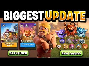 NEW Game Modes, Ranked Battle & New Troops Leagues Explained! (Clash of Clans)