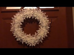 Snowflake Wreath • Dollar Tree $5 DIY