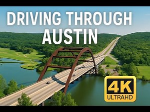 Austin Texas Scenic Drive 4K | Pennybacker Bridge, Mt Bonnell, Hill Country Views