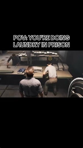 Bro the Prison Laundry Scene 😵 #awayout #shorts #gamingmeme