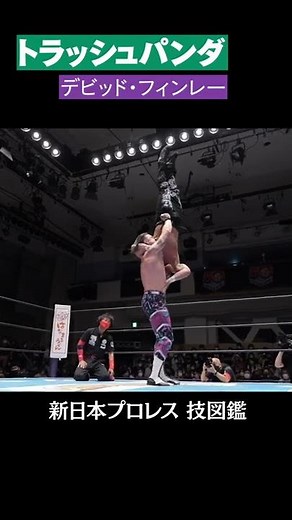 【新日本プロレス 技図鑑】トラッシュパンダ / デビッド・フィンレー #shorts