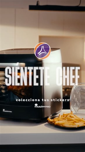 Supermercados La Torre on Instagram: "👩🏻‍🍳✨ ¡Prepárate para cocinar como todo un Chef con MasterPro! Aprende a usar tu horno freidora de aire y descubre todo lo que puedes crear. Canjea la tuya coleccionando stickers y llenando tu cartilla 🎟️. 💳 ¡Y si pagas con tarjetas de Banco Ficohsa, duplicas tus stickers!"