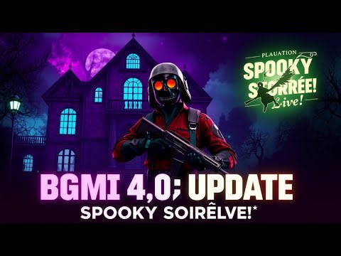 🎃 PUBG 4.0 Update LIVE 🔴 | Spooky Soirée Mode, Haunted Mansions, New Mortar Weapon Gameplay! 💣